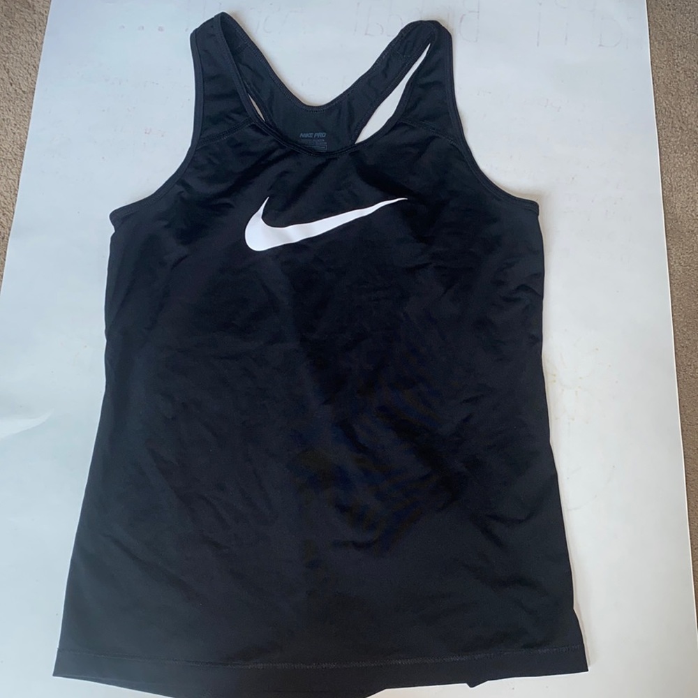 nike athletic dri-fit tank top, girls xl